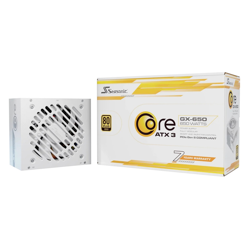 Sea Sonic Seasonic Core GX-650-V2-WHITE Kabelmanagement 650W