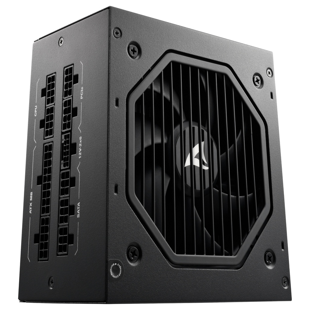 SHARKOON Rebel P20 (Black, 1x 12 Pin High Power Connector, 4x PCIe, Cable Management, 1200 Watt) 1200W