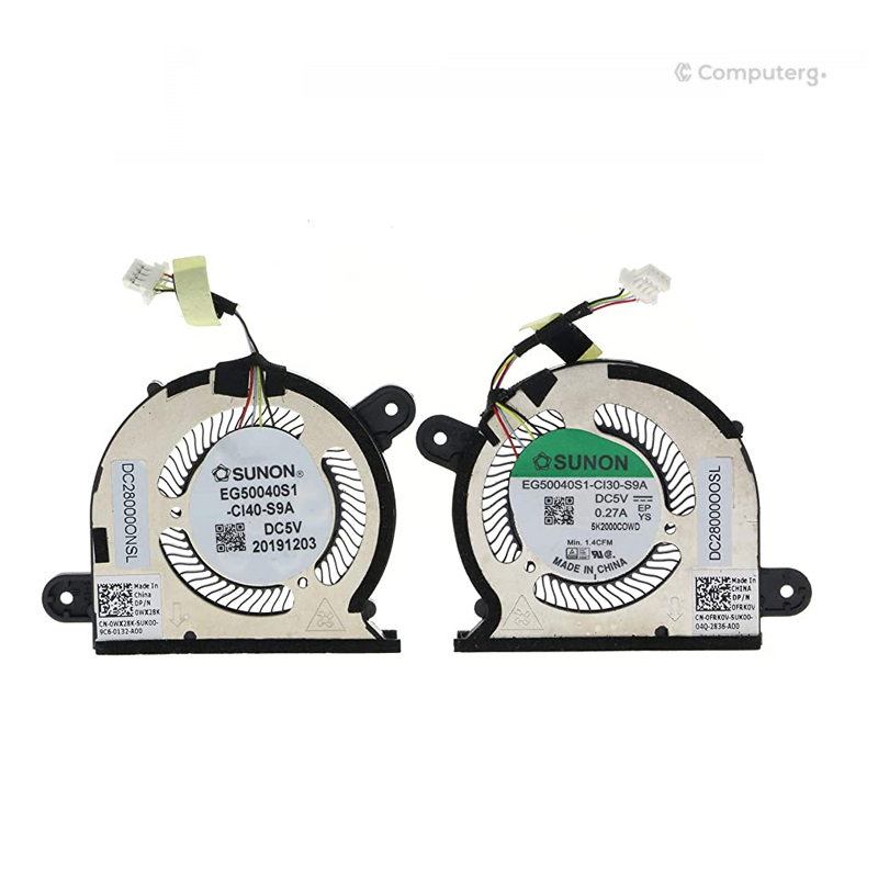 CPU & GPU Fan For Dell XPS 13 9300 - DC28000OOSL 