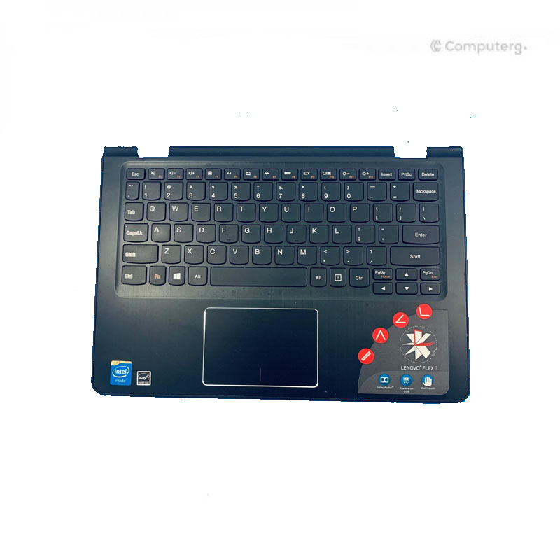 Original Palmrest For Lenovo Yoga 300 - 5CB0J08365 - Black Pre-Owned Grade A