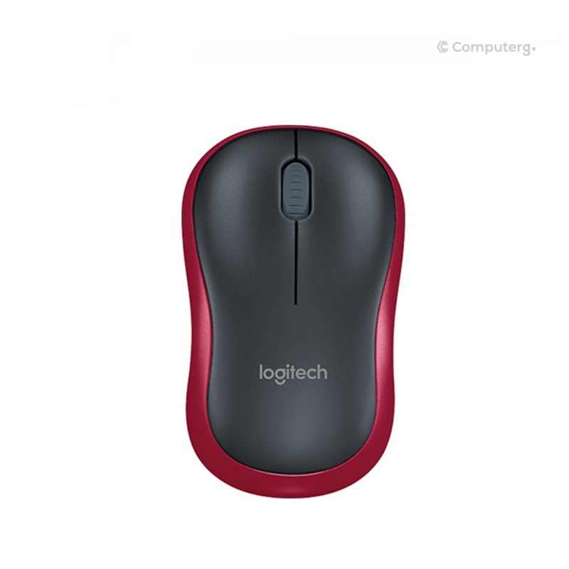 Logitech M185 Red Wireless Mouse
