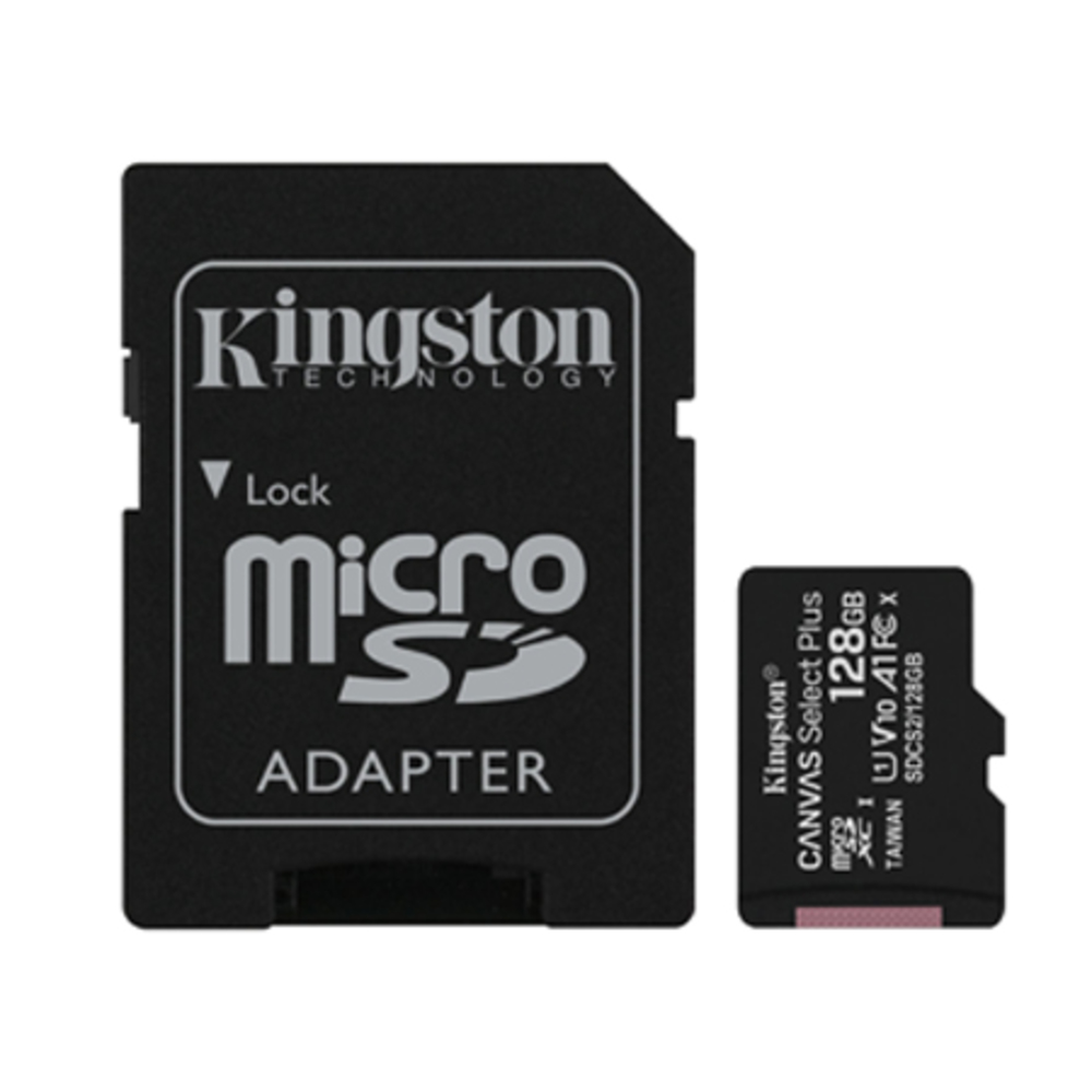 KINGSTON Canvas Select Plus - flash memory card - 128 GB - SDCS2/128GB