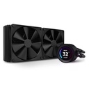 NZXT Water Cooler with LCD Display Kraken Elite 280 Black - RL-KN28E-B1