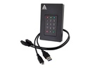 Apricorn Aegis Fortress L3 Hard Drive - 4 TB - USB 3.1 - Black - AFL3-4TB