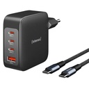 Adap Intenso 3x USB-C GAN 1x USB-A Black - 7814010