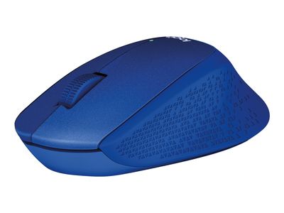 Logitech mouse M330 Silent Plus - blue - 910-004910