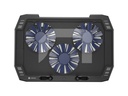 Natec ORIOLE Laptop Cooling Stand 17.3'' with 3 Fans/LED/2xUSB