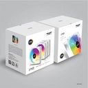 Armaggeddon Gaming Cooling Fan Set 4pcs ARGB KIT 5000 White