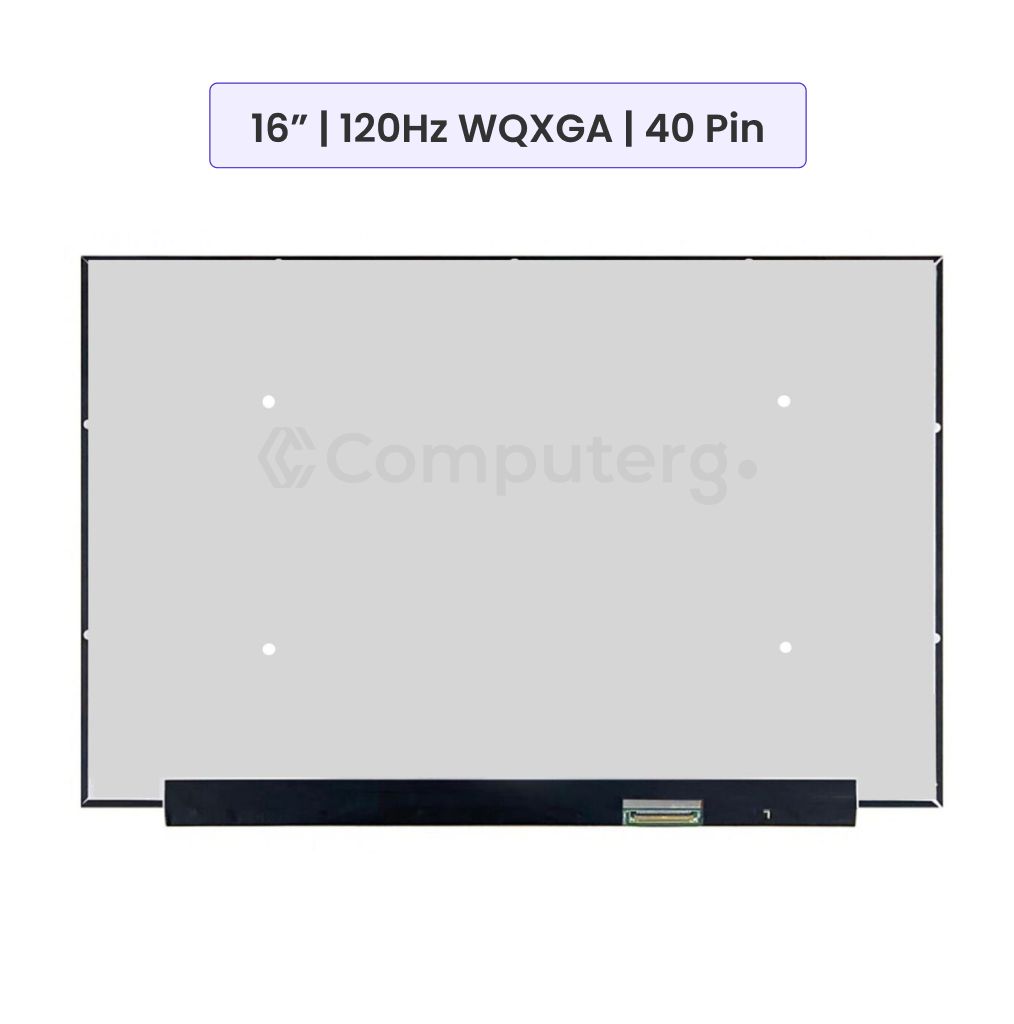 16.0-Inch - 120Hz WQXGA - 40 Pin