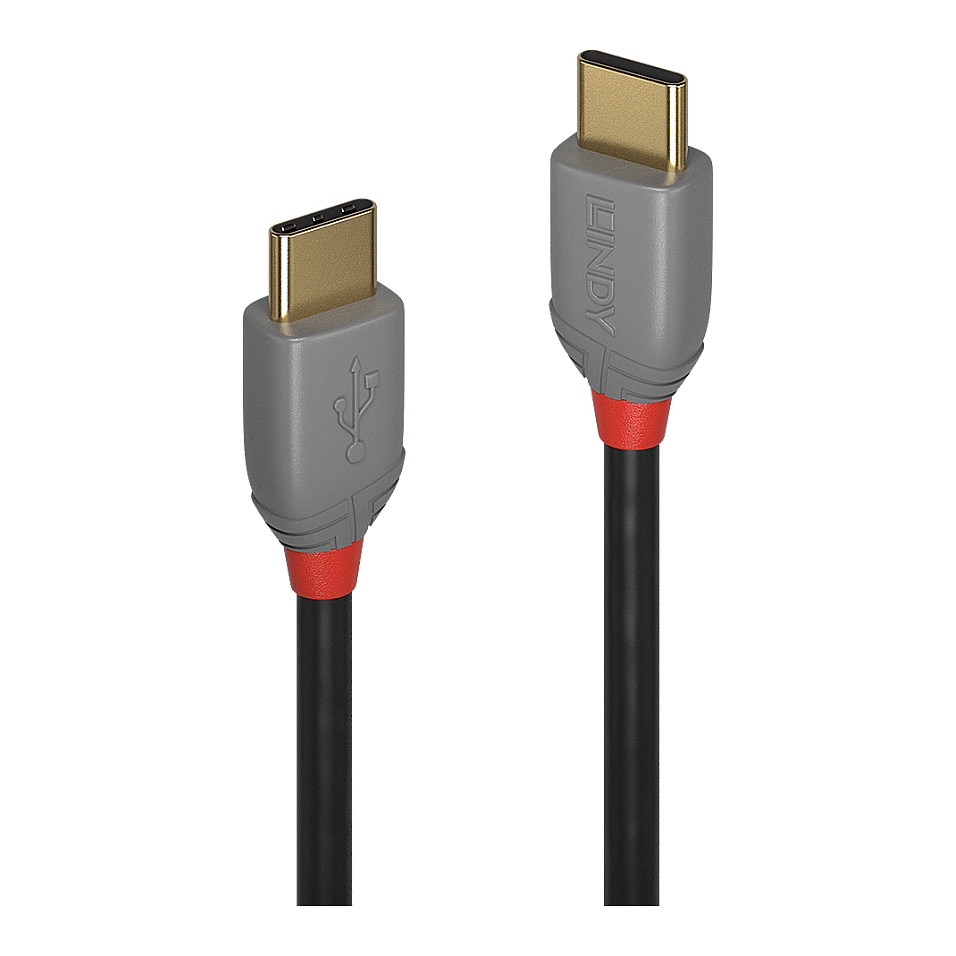 LINDY Anthra Line - USB-C cable - 24 pin USB-C to 24 pin USB-C - 2m