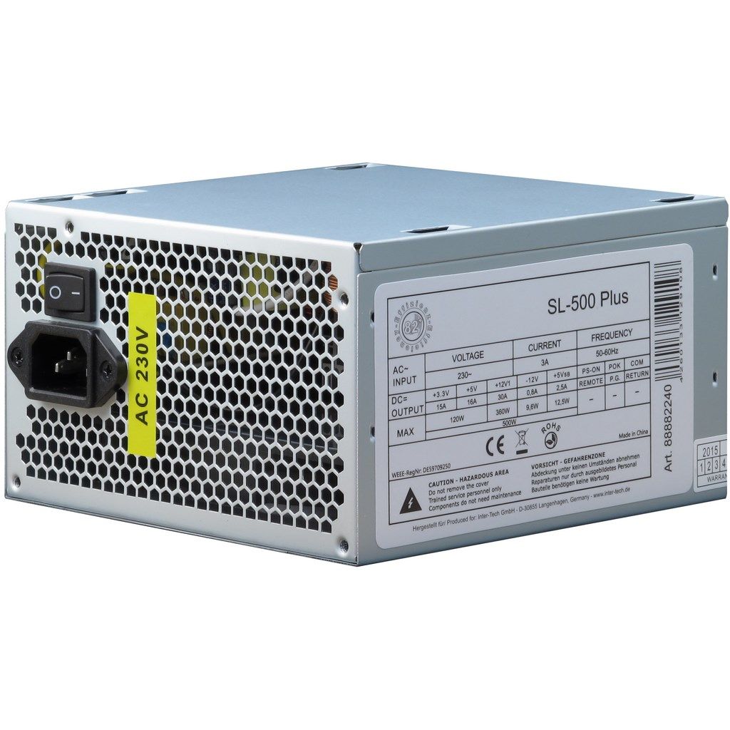 InterTech SL-500W Plus Power Supply