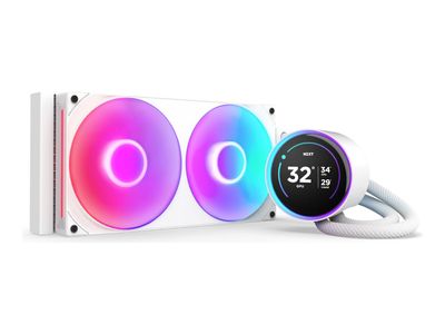 NZXT Kraken Elite 280 RGB - processor liquid cooling system - with LCD display - RL-KR28E-W2