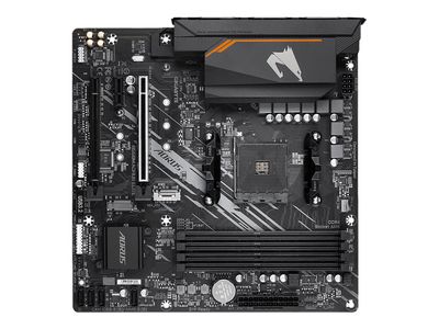 GIGABYTE Motherboard B550M AORUS ELITE - 1.0 - Micro ATX - Socket AM4 - AMD B550 - B550M AORUS ELITE