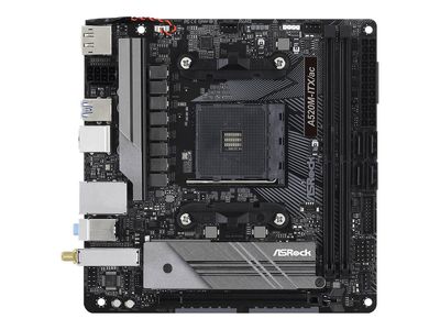 ASROCK Motherboard A520M-ITX/ac - Mini-ITX - Socket AM4 - AMD A520 · 90-MXBDG0-A0UAYZ