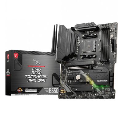 MSI Mainboard MAG B550 TOMAHAWK MAX WIFI - ATX - Socket AM4 - AMD B550 - 7C94-043R