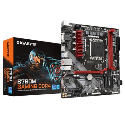 GIGABYTE Mainboard B760M GAMING DDR4 - Micro ATX - Socket Intel 1700 - Intel B760 - B760M GAMING DDR4