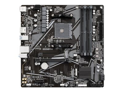 Gigabyte Motherboard B550M K - Micro ATX - Socket AM4 - AMD B550 - B550M K