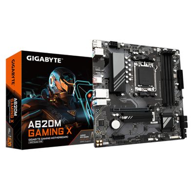 GIGABYTE Motherboard A620M Gaming X - Micro ATX - Socket AMD AM5 - AMD A620 - A620M GAMING X