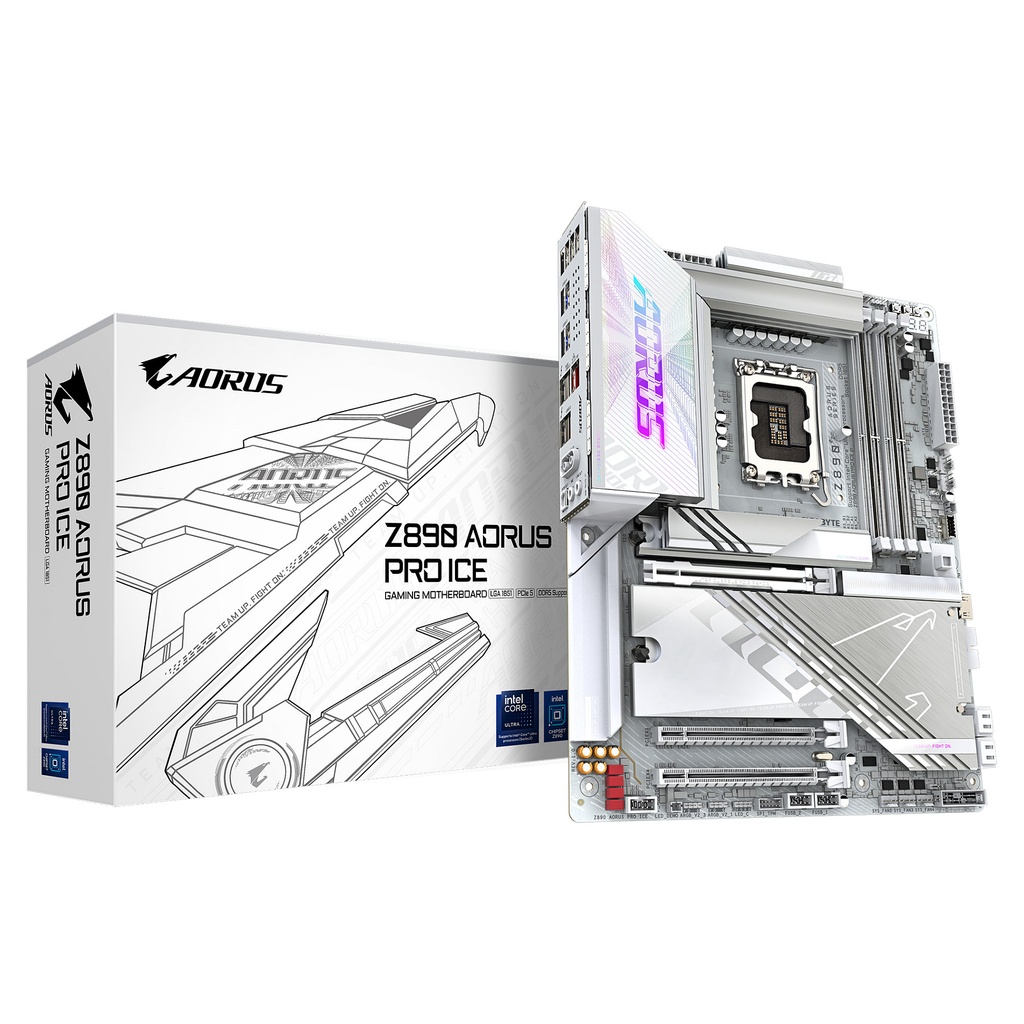 AORUS Z890 PRO ICE - motherboard - ATX - LGA1851 Socket - Z890 - Z890 AORUS PRO ICE