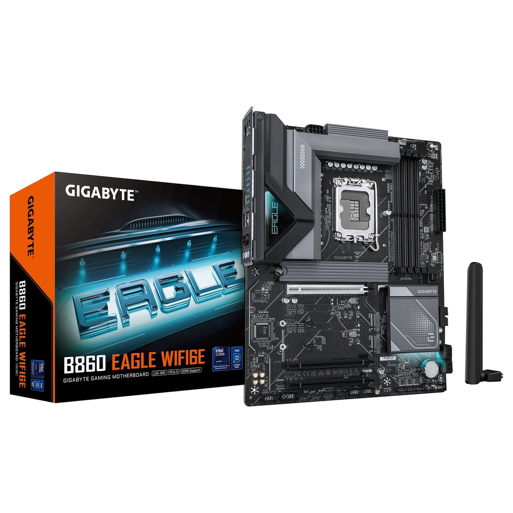 GIGABYTE B860 EAGLE WIFI6E - motherboard - ATX - LGA1851 Socket - B860 - B860 EAGLE WIFI6E