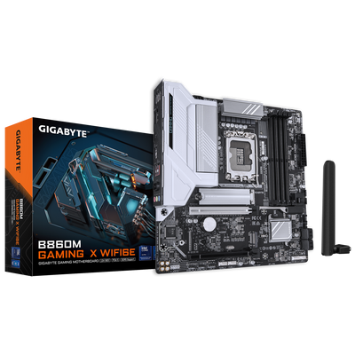 Gigabyte B860M GAMING X WIFI6E - motherboard - micro ATX - LGA1851 Socket - AMD B850 - B860M GAMING X WIFI6E