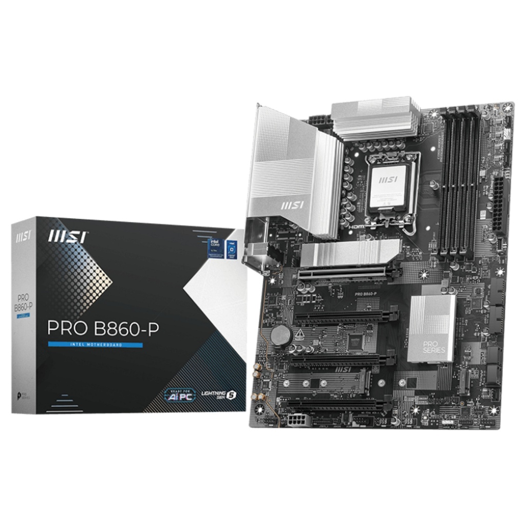 MSI PRO B860-P - motherboard - ATX - LGA1851 Socket - B860 · 7E41-002R