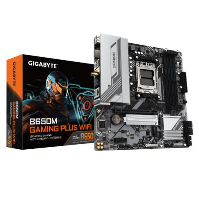 Gigabyte B650M GAMING PLUS WIFI - 1.X - motherboard - micro ATX - Socket AM5 - AMD B650 - B650M GAMING PLUS WF