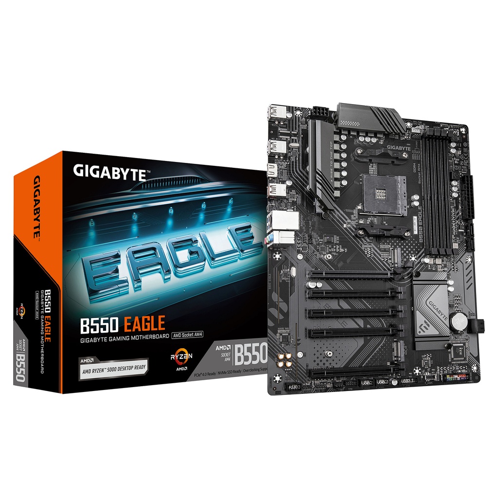 GIGABYTE B550 EAGLE - motherboard - ATX - Socket AM4 - AMD B550 - B550 EAGLE