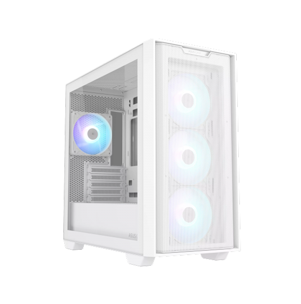 ASUS Gaming Case Micro ATX TG with 4xARGB Fans A21 PLUS White