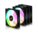 Armaggeddon Gaming Cooling Fan Set 4pcs ARGB KIT 5000 Black