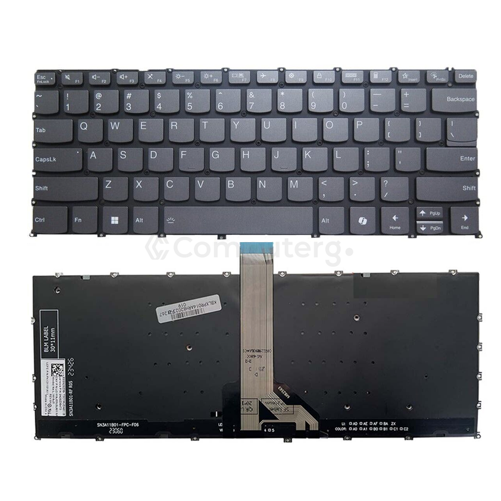 Lenovo Yoga Slim 6 14IAP8 - Backlight - US Layout keyboard