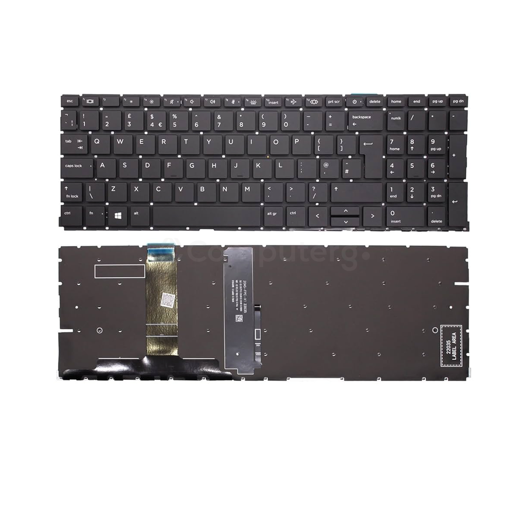 HP ProBook 650 G10 - Backlight - UK Layout Keyboard