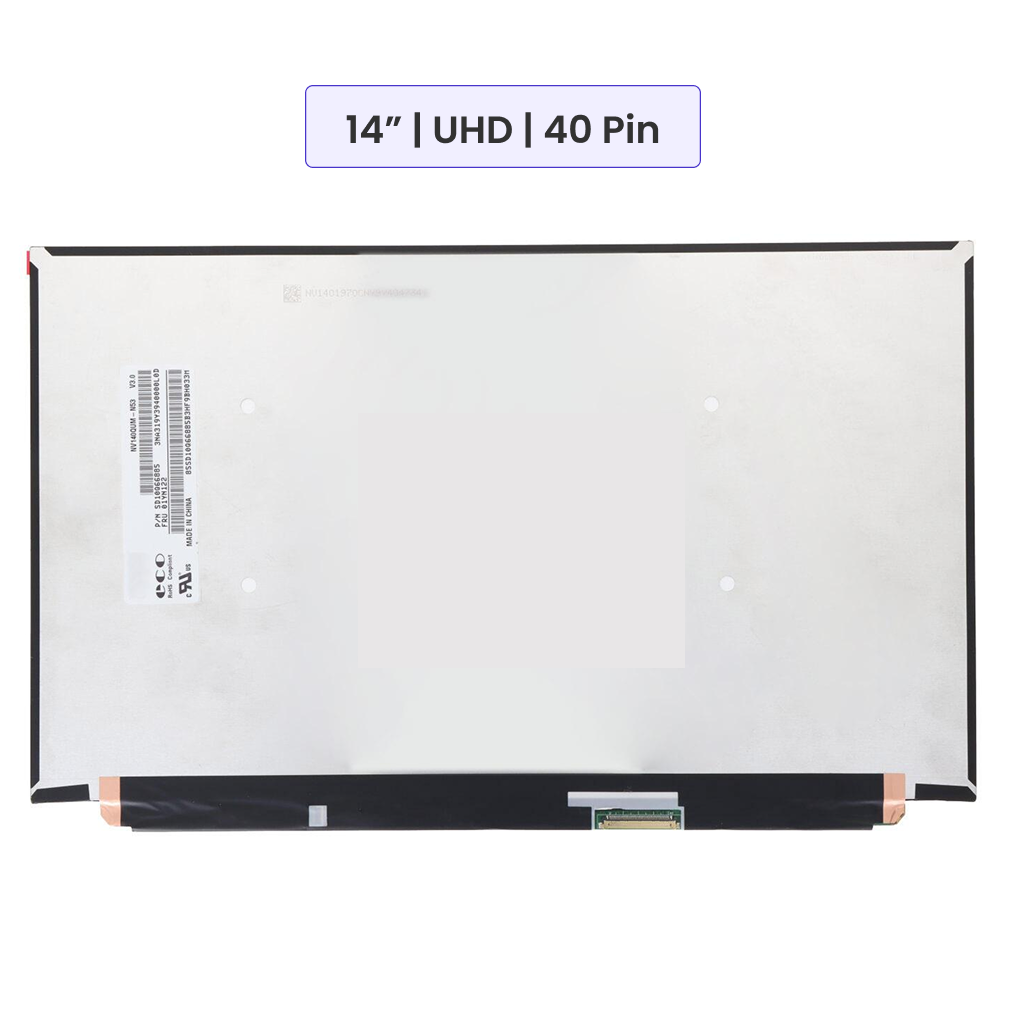 14.0-Inch - UHD (3840x2160) - 40 Pin