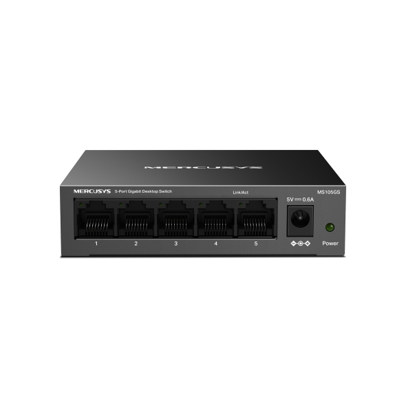 5-port Steel Case Gigabit Switch · MS105GS