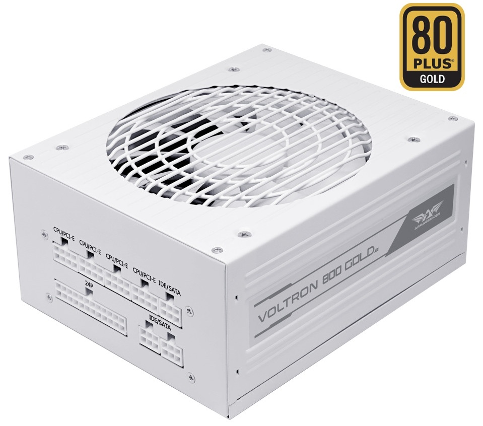 Armaggeddon White Gaming PSU 800W Modular 