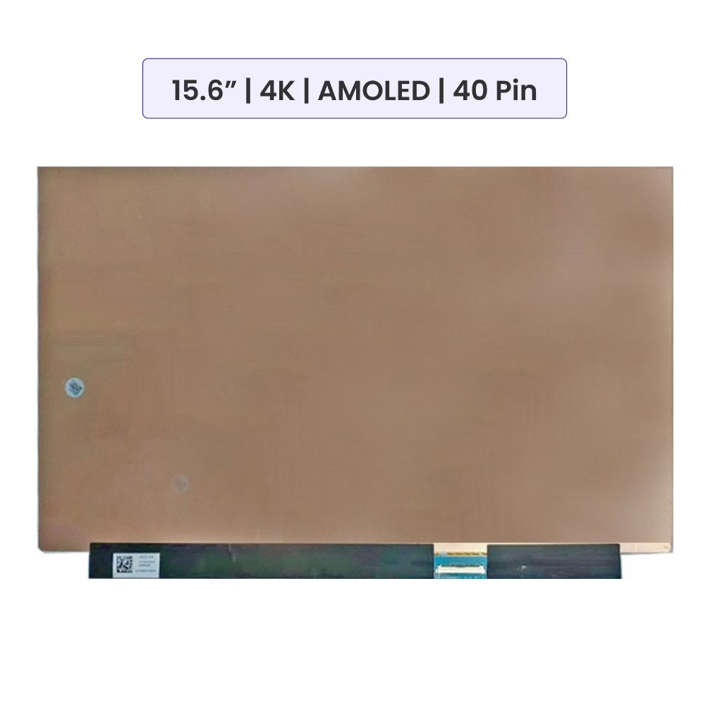 Laptop Screen Panel 15.6-Inch - AMOLED 4K - 40 Pin