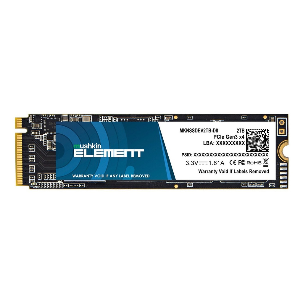 Mushkin Element x 4 2TB M.2 NVMe - MKNSSDEV2TB-D8