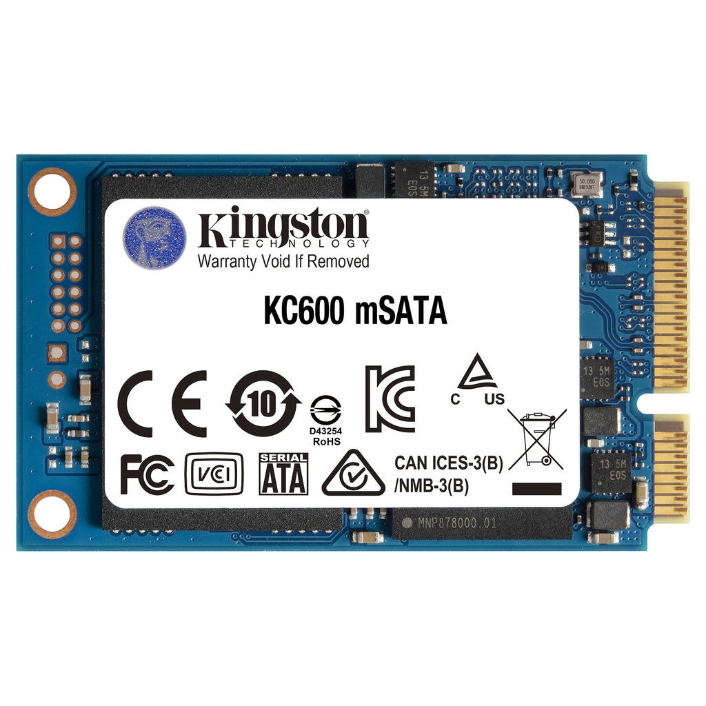 Kingston 1.8" mSATA KC600 SATA - SKC600MS/512G