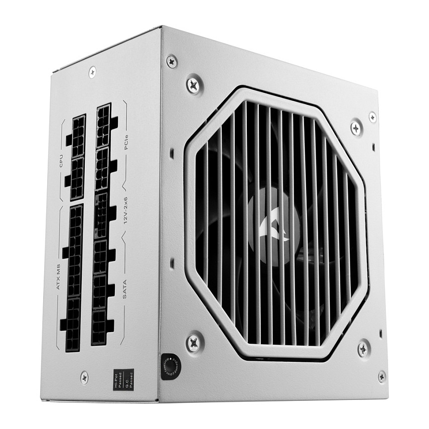 SHARKOON Rebel P20 1000 White (white, 1x 12 Pin High Power connector, 4x PCIe, Cable management, 1000 Watt) 1000W