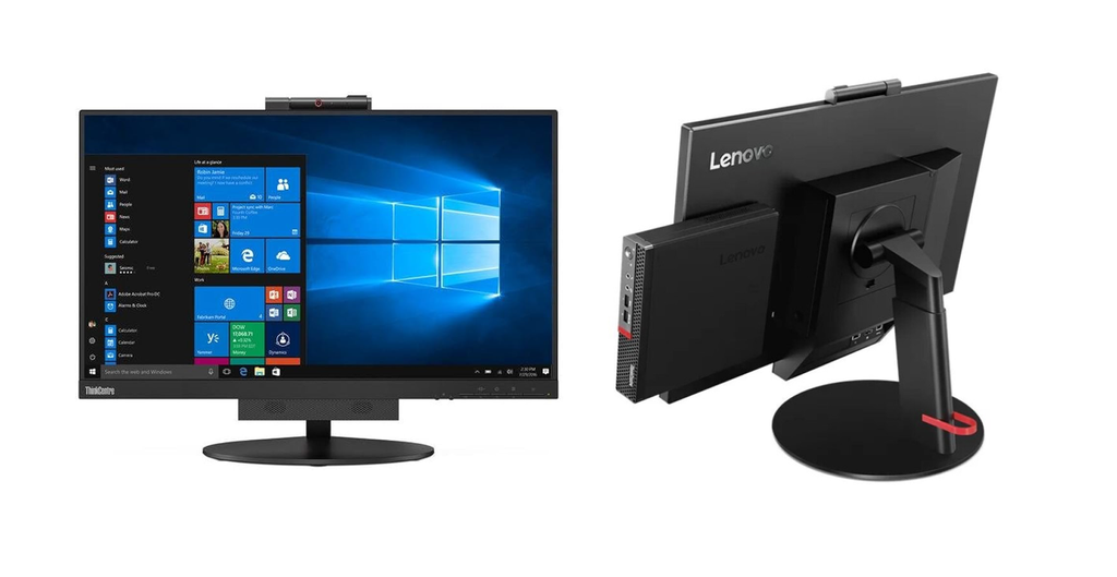 Lenovo ThinkCentre TIO24 Gen 3 with M710q Intel Core i3-7100T