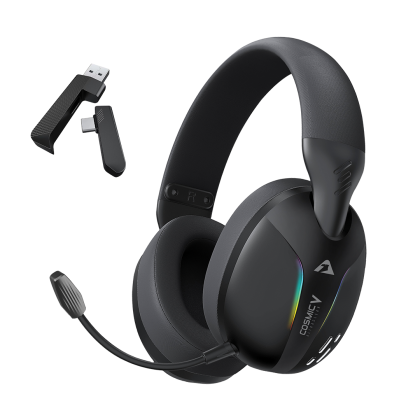 Armaggeddon Cosmic-V Gaming Headset - Ultraclear Black