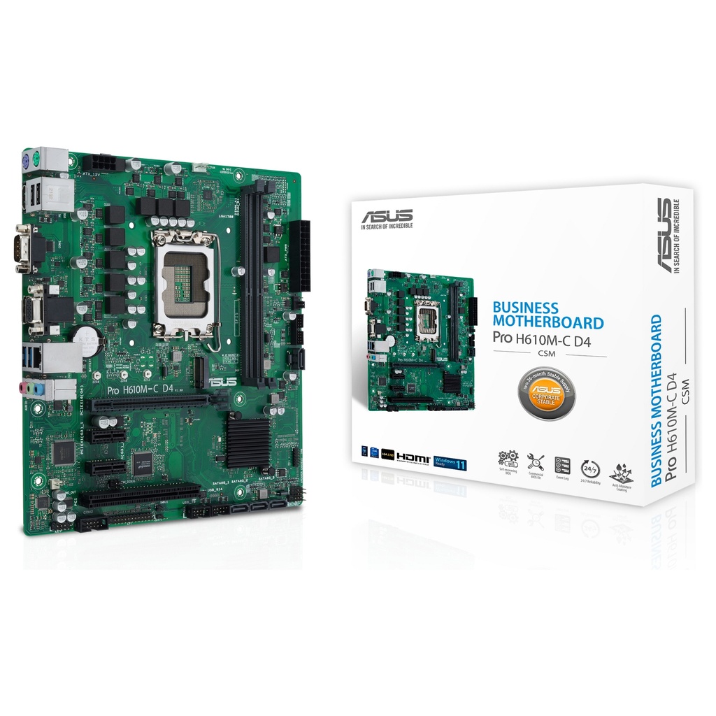 1700 ASUS PRO H610M-C-CSM DDR4