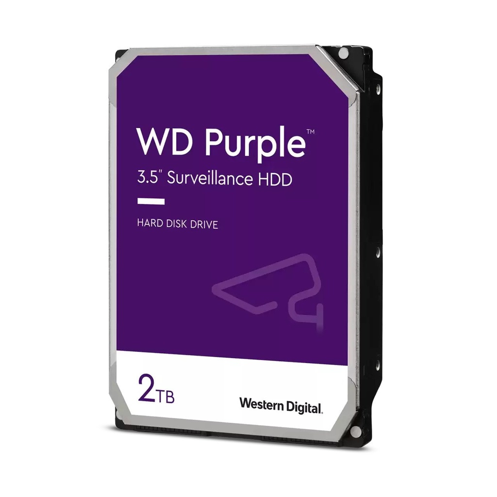 WD Purple Surveillance 3.5" Hard Drive 2TB SATA - 64MB - WD20PURZ