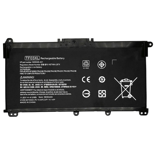 HP Pavilion 15-CC TF03XL HT03XL Battery