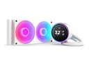 NZXT Kraken Elite 240 RGB - processor liquid cooling system - with LCD display - RL-KR24E-W2