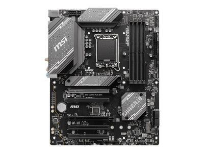 MSI Mainboard MSI B760 GAMING PLUS WIFI - ATX - Socket LGA1700 - Intel B760 - 7D98-007R