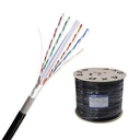 AXD CAT6 Network Cable CCA 305m Black Outdoor